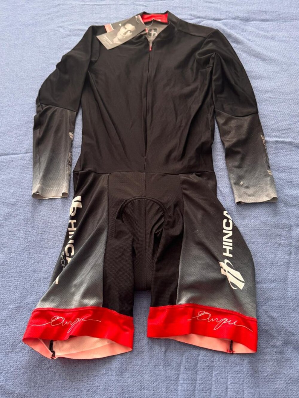 Brand NEW! Hincapie men’s Long Sleeve Axis Cycling Skin suit- Large